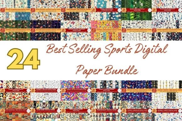 Download Amazing Sports Digital Paper Mega Bundle - Sports digital paper Collection