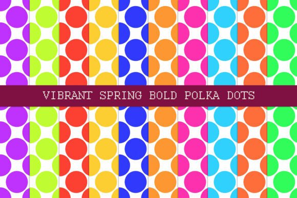 Download Vibrant Spring Bold Polka Dots - Vibrant Collection