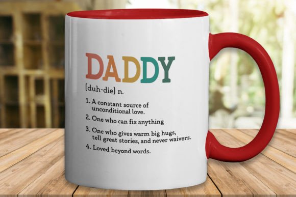 Download Father's Day SVG Design,Daddy (duh-die) - Daddy Collection