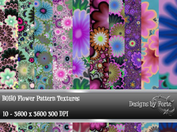 Download Bohemian Flower Pattern Textures - Texture Collection