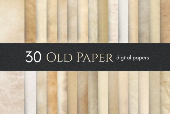 Download 30 Old Paper Textures, Vintage Papers - Texture Collection