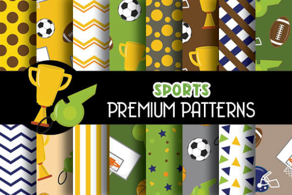 Download Sports Digital Papers Patterns - Sports digital paper Collection