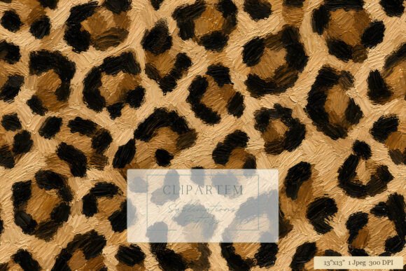 Download Leopard Print Oil Texture Pattern - Texture Collection