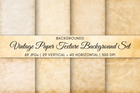 Download Vintage Paper Texture Background Set - Texture Collection