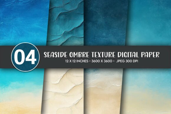Download Seaside Ombre Texture Digital Paper - Texture Collection