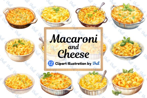 Download Macaroni and Cheese Clipart Watercolor - Macaroni Collection