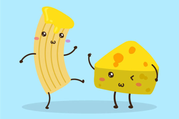 Download Cute Macaroni and Cheese Illustration - Macaroni Collection